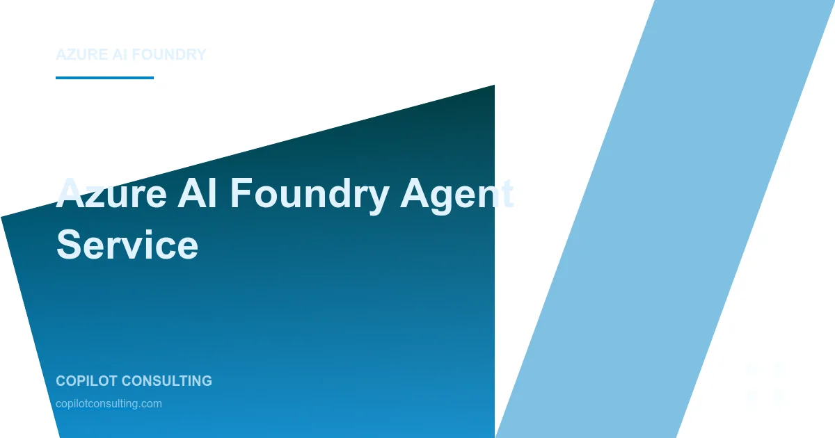 Hero image for Azure AI Foundry Agent Service: Building Production-Grade Enterprise Agents in 2026