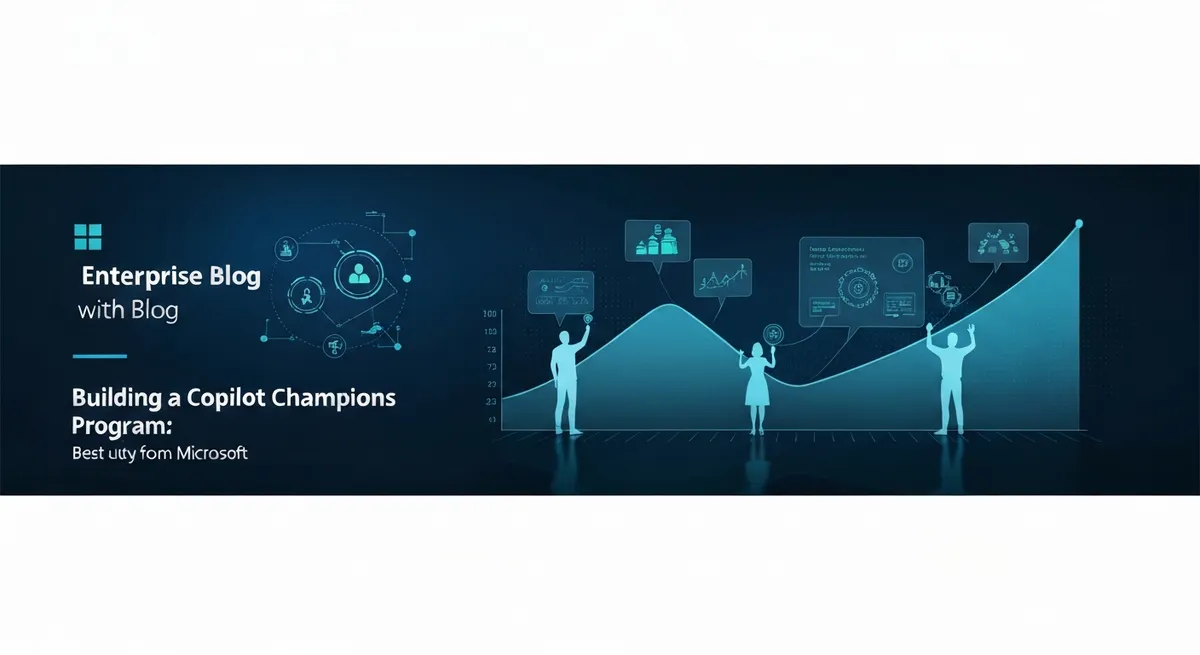 Hero image for Building a Copilot Champions Program: A 90-Day Rollout Playbook