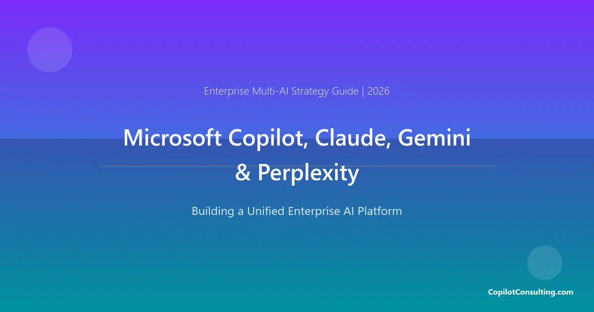 Hero image for Copilot Now Runs Claude, Gemini & GPT: Multi-AI Strategy 2026