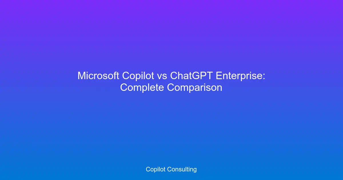 Hero image for Copilot vs ChatGPT: 7 Gaps That Decide It